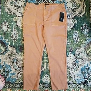 tinsel casia frayed hem chino pant